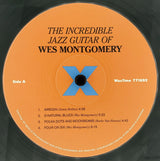 Wes Montgomery : The Incredible Jazz Guitar Of Wes Montgomery (LP, Album, Ltd, RE, RM, 180)
