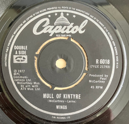 Wings (2) : Mull Of Kintyre / Girls' School (7
