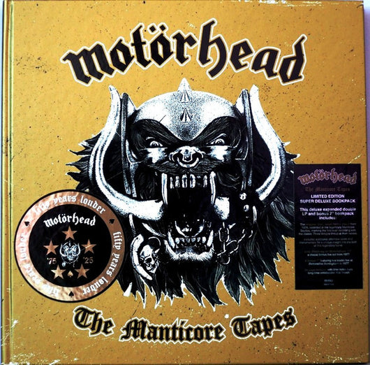 Motörhead : The Manticore Tapes (LP, Album, Cle + LP, Album, Cle + 7