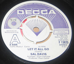 Sal Davis : Let It All Go / Baby Let It Happen (7