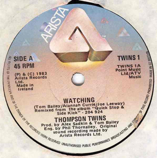 Thompson Twins : Watching (7