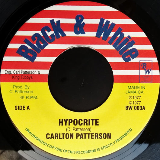 Carlton Patterson : Hypocrite (7