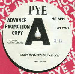 The Truth (5) : Baby Don't You Know (7