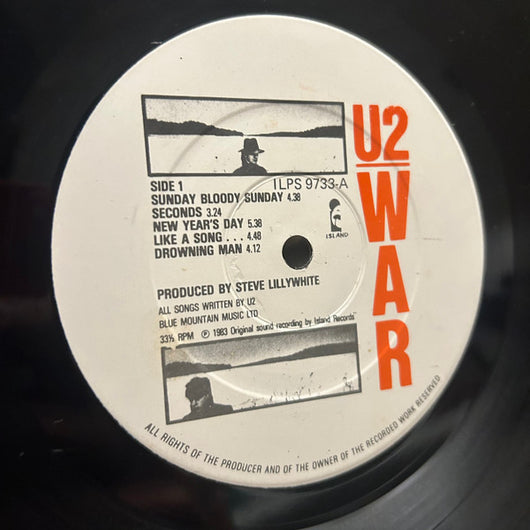 U2 : War (LP, Album, Gat)