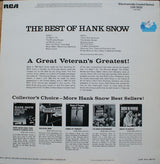 Hank Snow : The Best Of (LP, Comp, RE)