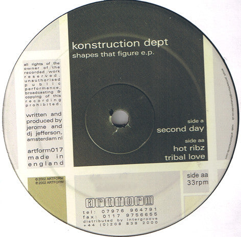 Konstruction Dept. : Shapes That Figure E.P. (12