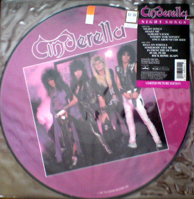 Cinderella (3) : Night Songs (LP, Album, Ltd, Pic)