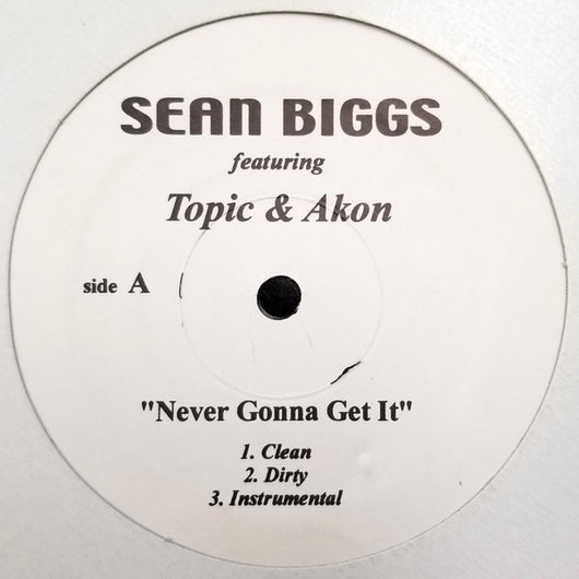 Sean Biggs : Never Gonna Get It / How It Goes (12