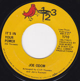 Joe Odom : It's In Your Power / Big Love (7", Single)