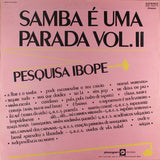 Os Caretas : Pesquisa Ibope (Samba É Uma Parada Vol. II) (LP, Album)