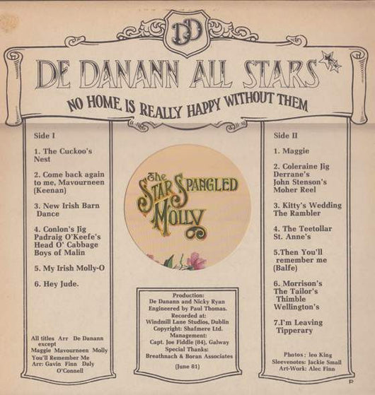 De Danann All Stars* : The Star Spangled Molly (LP, Album)