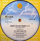 Fat Larrys Band (FLB)* : Lookin' For Love Tonight (12", Single)