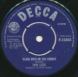Thin Lizzy : Whiskey In The Jar / Black Boys On The Corner (7", Single)