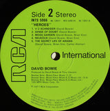 David Bowie : "Heroes" (LP, Album, RE, EMI)
