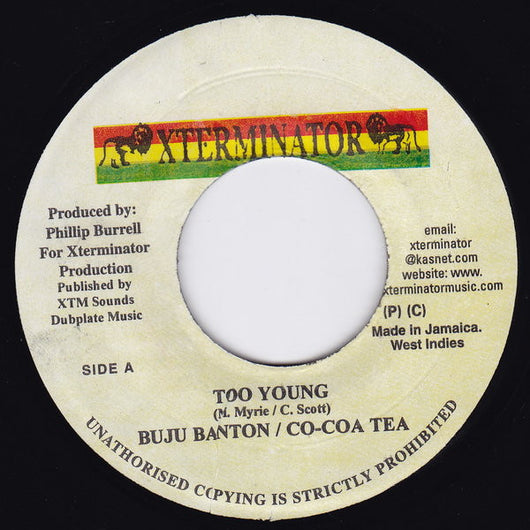 Buju Banton / Cocoa Tea : Too Young (7