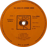 Leonard Cohen : Songs Of Leonard Cohen (LP, Album)