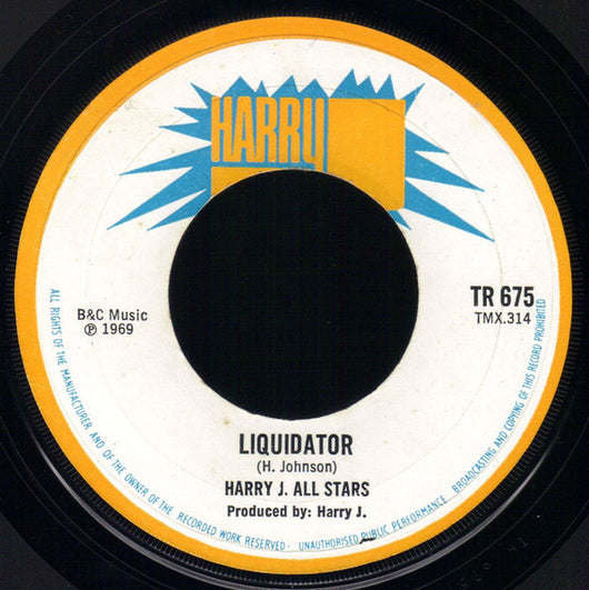 Harry J. All Stars / Glen And Dave : Liquidator / La La Always Stay (7