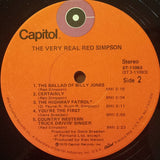 Red Simpson : The Very Real Red Simpson (LP, Album)