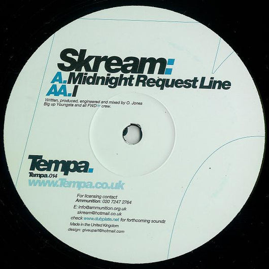 Skream : Midnight Request Line / I (12