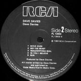 Dave Davies : Dave Davies (LP, Album)