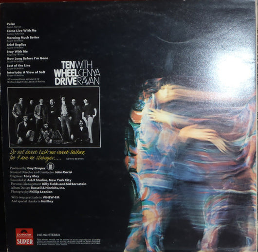 Buy Ten Wheel Drive With Genya Ravan : Brief Replies (LP, Album, Gat ...