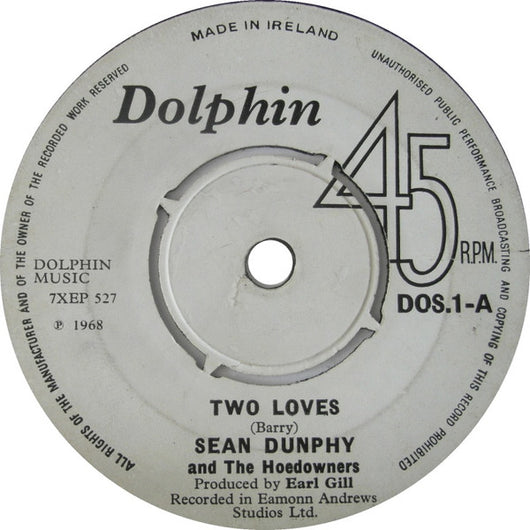 Sean Dunphy And The Hoedowners : Two Loves (7