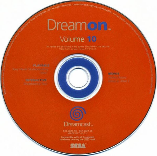 Dream On Volume 10 - Dreamcast