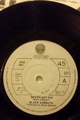 Black Sabbath : Never Say Die (7", Single)