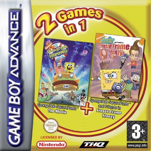 Spongebob the Movie & Freeze Frame Frenzy - Gameboy Advance