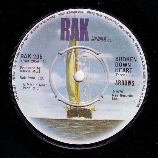 Arrows (2) : Broken Down Heart / I Love Rock 'n' Roll (7