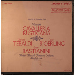 Pietro Mascagni - Renata Tebaldi, Jussi Björling, Ettore Bastianini, Orchestra Del Maggio Musicale Fiorentino, Alberto Erede : Cavalleria Rusticana (2xLP, Comp + Box)