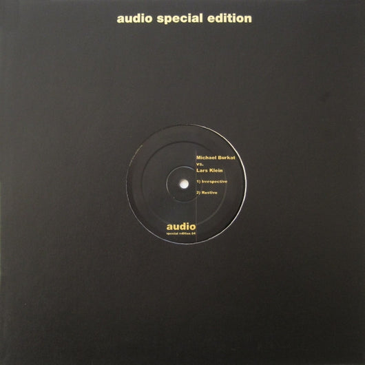 Michael Burkat & Lars Klein / Marco Lenzi : Audio Special Edition 04 (12