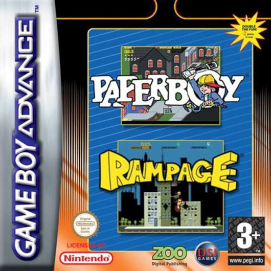 Paperboy & Rampage - Gameboy Advance