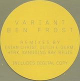 Ben Frost : Variant (12", EP, Ltd)