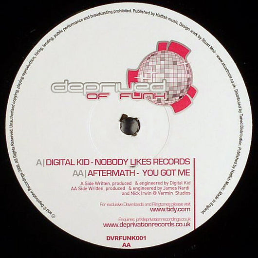 Digital Kid / Aftermath (2) : Nobody Likes Records / You Got Me (12