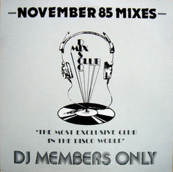 Various : November 85 - The Mixes (12