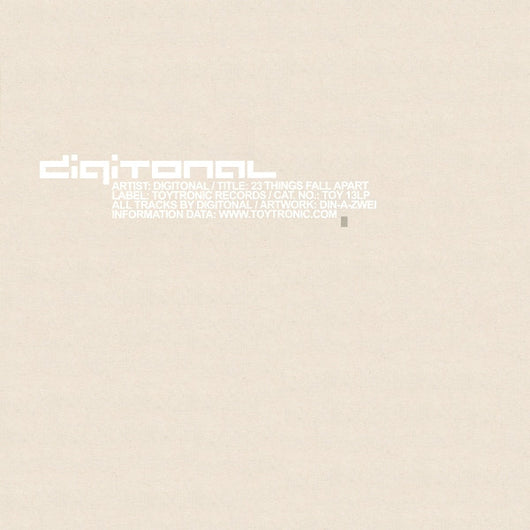 Digitonal : 23 Things Fall Apart (LP, Album, Gre)