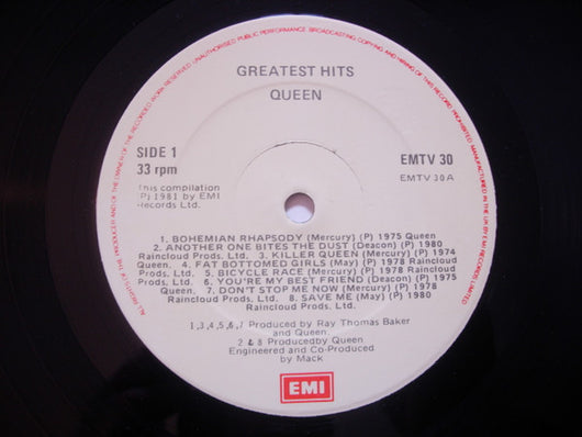 Queen : Greatest Hits (LP, Comp)