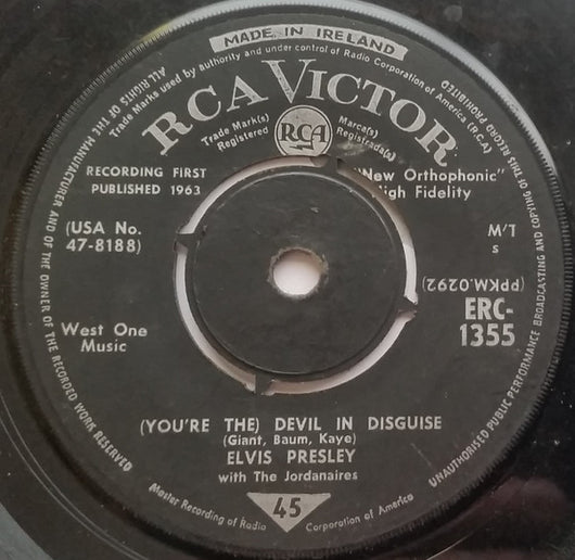 Elvis Presley : (You're The) Devil In Disguise      (7