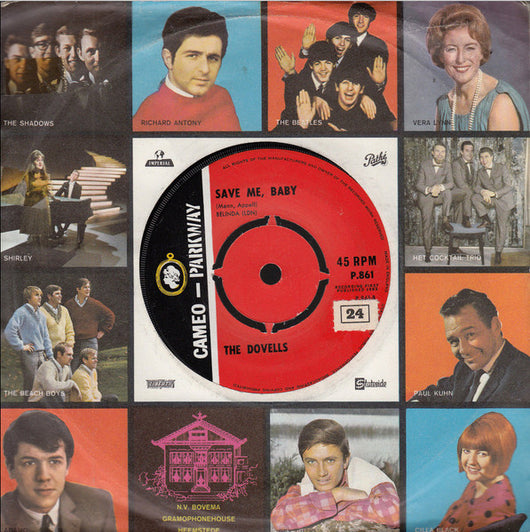The Dovells : Save Me, Baby / You Can't Run Away From Yourself (7