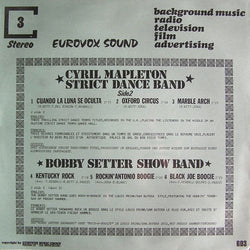 Mel Pike Boogie Factory, Cyril Mapleton Strict Dance Band, Bobby Setter Band : Eurovox Sound 3 (LP)