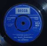 John Mayall & The Bluesbreakers With Paul Butterfield : All My Life (7", EP, Mono, 4-P)