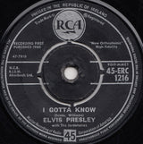 Elvis Presley With The Jordanaires : Are You Lonesome Tonight? (7")