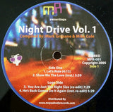 Mark Grusane & Mike Cole : Night Drive Vol. 1: A Journey Into... (12", Ltd, Smplr)