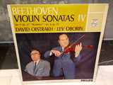 Beethoven* / David Oistrach ‧ Lev Oborin : Violin Sonatas  IV: No. 9 Op. 47 "Kreutzer" ‧ No 4 Op. 23 (LP)
