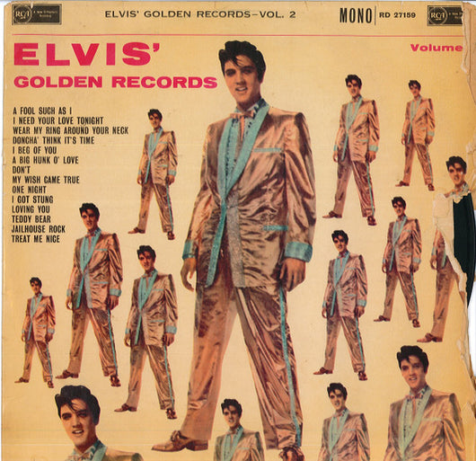 Elvis Presley : Elvis' Gold Records, Vol. 2 (LP, Comp, Mono)