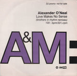 Alexander O'Neal : Love Makes No Sense (Brothers In Rhythm Remixes) (12", Single, Promo)