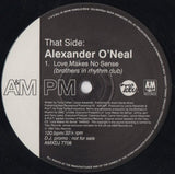 Alexander O'Neal : Love Makes No Sense (Brothers In Rhythm Remixes) (12", Single, Promo)