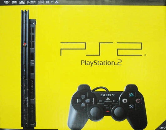 Playstation 2 Slim Boxed (Original, 1 Controller)