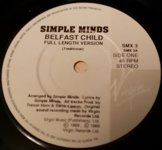 Simple Minds : Ballad Of The Streets (7